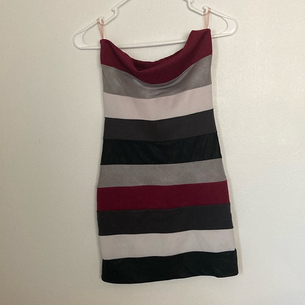 Strapless bodycon dress